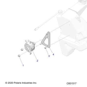 FUEL SYSTEM, FUEL PUMP MOUNTING - S22CED5TSL/TSU (C601517)