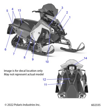 BODY, DECAL, BLACK SIDE PANEL W/FLAT BLACK ACCENT - S23TDE9FS (602335)