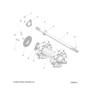 DRIVE TRAIN, JACKSHAFT and DRIVESHAFT - S26TFN6RSP/RSL (C602815)