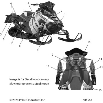 BODY, DECAL, BLACK SIDE PANEL W/BLK, TITNM ACCENT - S21EEC6PS (601562)