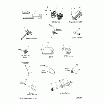 ELECTRICAL, SWITCHES, SENSORS and COMPONENTS - S21EEC8RS (601637)