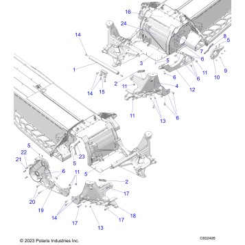 CHASSIS, BULKHEAD ASM. - S24TKP6RS (C602495)