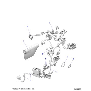 ELECTRICAL, WIRE HARNESS, MAIN - S24TFK6RS (C602203)