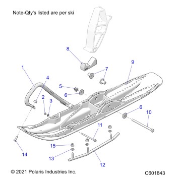 STEERING, SKI ASM, NORTH EDITION - S22CED5TSU (C601795)
