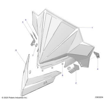 BODY, WINDSHIELD - S26TLF9FSL  (C603204)