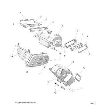 ENGINE, AIR INTAKE SYSTEM - S25AJE6RSN/6RSP (C602717)