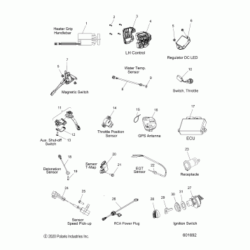 ELECTRICAL, SWITCHES, SENSORS and COMPONENTS - S21EDE6PS ALL OPTIONS (601692)