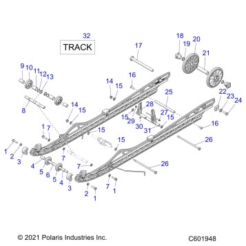 SUSPENSION, REAR, 2.75