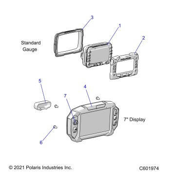 ELECTRICAL, MULTI FUNCTION GAUGE - S26TLP6RS (C601974)