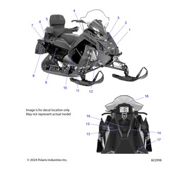 BODY, DECAL, BLACK SIDE PANEL W/BLUE DUSK ACCENT - S26TDE6RS (602998)