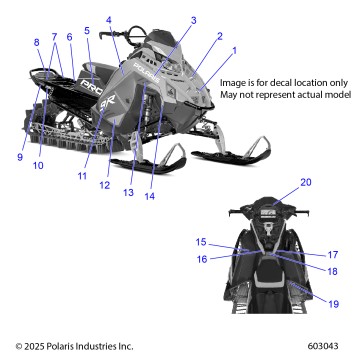 BODY, DECALS, FROST SILVER SIDE PANEL -  S26TFG9BS (603043)