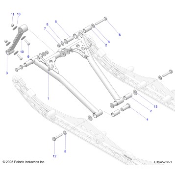 SUSPENSION, TORQUE ARM, FRONT - S26TDV8MS (C1545258-1)