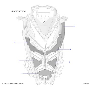 BODY, HOOD FOAM/SEAL - S26AJE9FSL/AJN9FSL/FSM (C603186)
