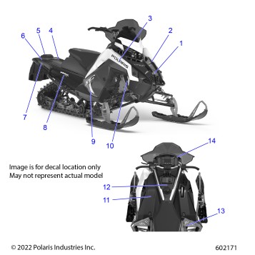 BODY, DECAL, BLACK SIDE PANEL W/ BLACK TRIM - S23TLP8RS (602171)