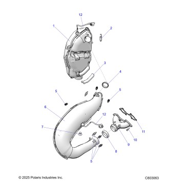 ENGINE, EXHAUST - S26TFN6RSP/RSL (C603063)