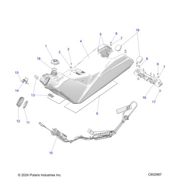 FUEL SYSTEM, FUEL TANK ASM. - S23TKV8RS (C602987)