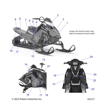 BODY, DECAL, BLACK SIDE PANEL W/FLAT BLACK ACCENT - S23TGW9BS/TGM9BS (602275)