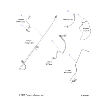 ELECTRICAL, JUMPER WIRES, ANTENNAS, HARNESS - S26TDZ8MS (C602223)