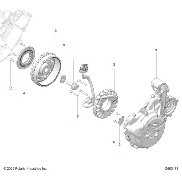 ENGINE, STATOR AND FLYWHEEL - S26TLF9FSL (C603178)