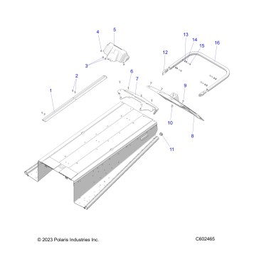 BODY, BUMPER, REAR, SNOWFLAP and TAILLIGHT COVER - S25CED5TSL/TSU (C602465)