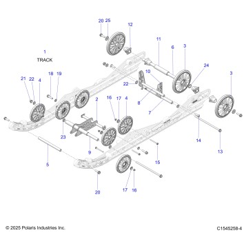 SUSPENSION, REAR - S26TDV8MS (C1545258-4)