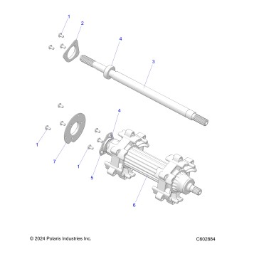 DRIVE TRAIN, JACKSHAFT and DRIVESHAFT - S26TFM9BSB/9BSC (C602884)