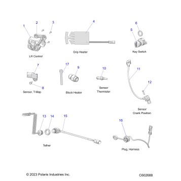 ELECTRICAL, SWITCHES, SENSORS and COMPONENTS 1 - S24TDP9FS (C602688)