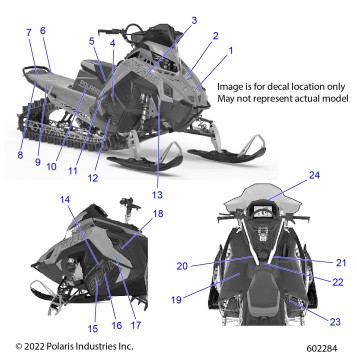 BODY, DECAL, BLACK SIDE PANEL W/FLAT BLACK ACCENT - S23TGG8MS/TGY8MS (602284)