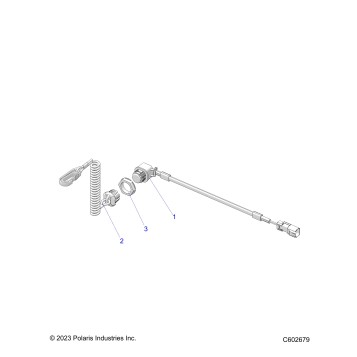 ELECTRICAL, TETHER SWITCH - S25TKL9BS (C602679)