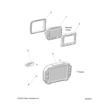 ELECTRICAL, MULTI FUNCTION GAUGE - S25TLP6RS (C602973)