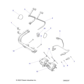 FUEL SYSTEM, RAIL, LINES and THROTTLE BODY - S23TDL6KSA (C601861)