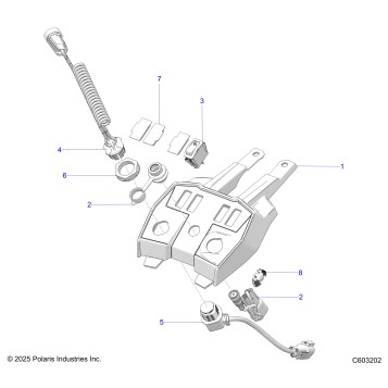 ELECTRICAL, CONSOLE SWITCH - S26AJE9FSL/AJN9FSL/FSM (C603202)