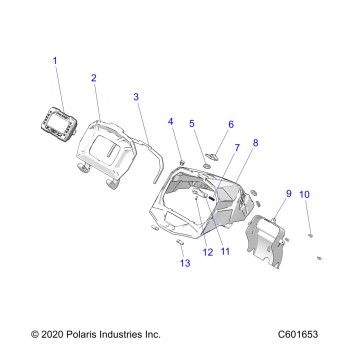 BODY, HOOD CAP ASM. - S22TKP6RS ALL OPTIONS (C601653)