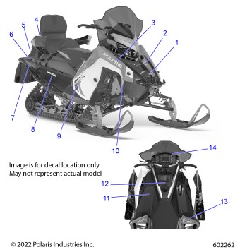 BODY, DECAL, BLACK SIDE PANEL W/BLACK ACCENT - S23TDH6RS (602262)