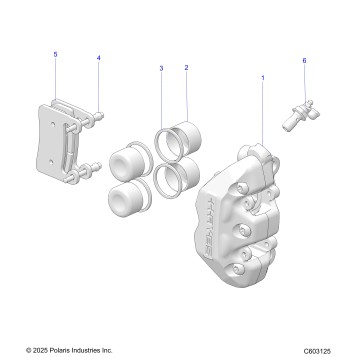 BRAKES, CALIPER ASM. - S26TLF9FSL (C603125)
