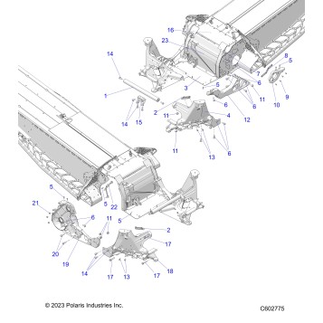 CHASSIS, BULKHEAD ASM. - S25TLP6RS (C602775)