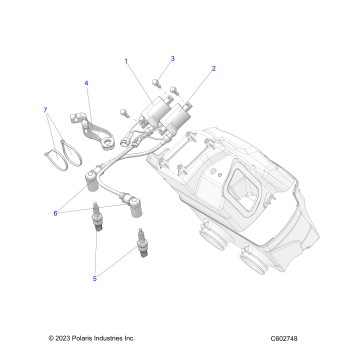 ELECTRICAL, IGNITION COIL/SPARK PLUGS - S25AJE6RSN/6RSP (C602748)