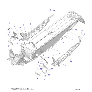 CHASSIS, FOOTRESTS, and RUNNINGBOARDS - S25TDL6LSA (C602958)