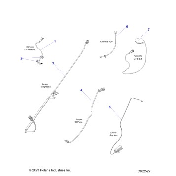 ELECTRICAL, JUMPER WIRES/ANTENNAS/HARNESS - S25TLP6RS (C602527)