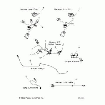 ELECTRICAL, JUMPERS/WIRE HARNESS - S22EFA8RS/EFB8RS ALL OPTIONS (601553)
