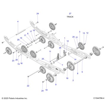 SUSPENSION, REAR - S26TLF9FSL (C1544766-4)