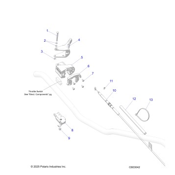 ENGINE, THROTTLE CONTROL ASM. - S26TLP6RS (C603042)