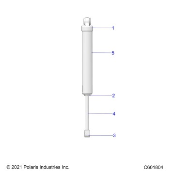 SUSPENSION, SHOCK, REAR TRACK - S26TDB9FSL/9FSM (C601804)