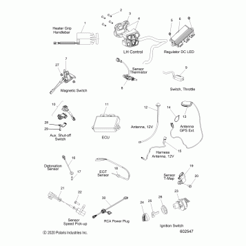 ELECTRICAL, SWITCHES, SENSORS and COMPONENTS - S22TDE8RS ALL OPTIONS (602547)