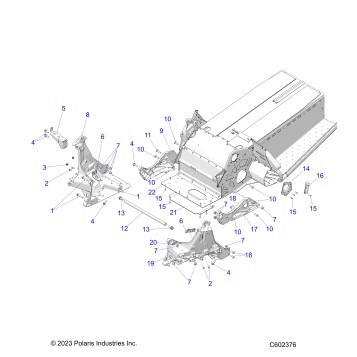 CHASSIS, BULKHEAD ASM. - S25CED5TSL/TSU (C602376)