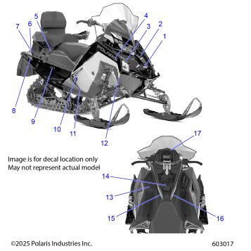 BODY, DECAL, BLACK SIDE PANEL W/BLUE DUSK ACCENT - S26TDE9FS (603017)