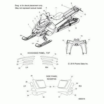 BODY, DECAL, LTD - S16CW8 (600014)