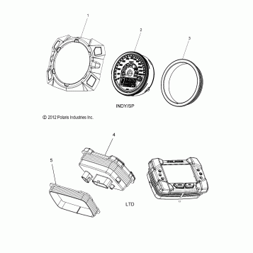 ELECTRICAL, SPEEDOMETER/MULTI FUNCTION GAUGE - S16CP8 ALL OPTIONS (600018)