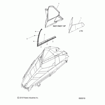 BODY, WINDSHIELD - S16CP8 ALL OPTIONS (600019)