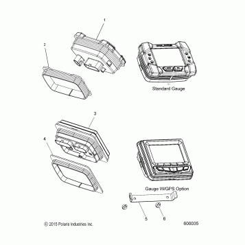 ELECTRICAL, MULTI FUNCTION GAUGE - S16DS8 ALL OPTIONS (600035)